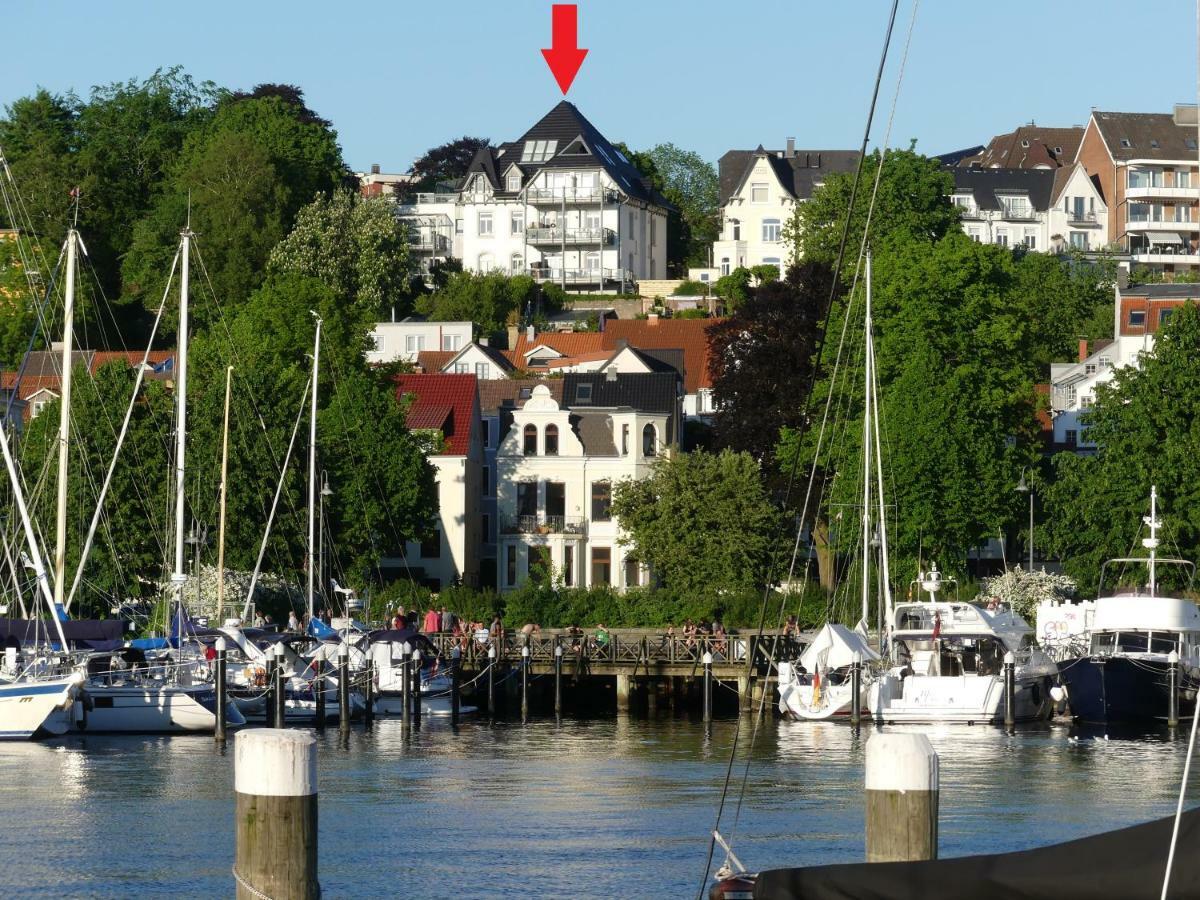 Stadtvilla Mit Hafenpanorama Flensburg Eksteriør bilde